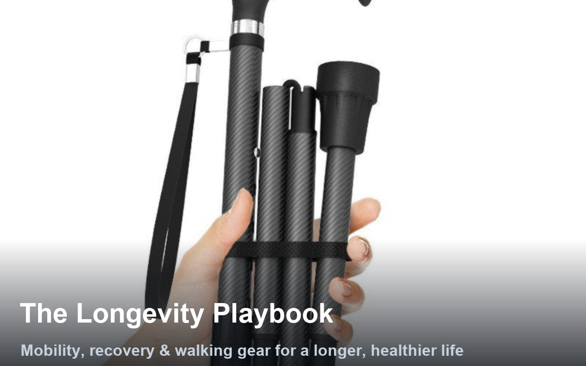 Hero for The Longevity Playbook: Mobility, Recovery & Walking Gear for a Longer, Healthier Life