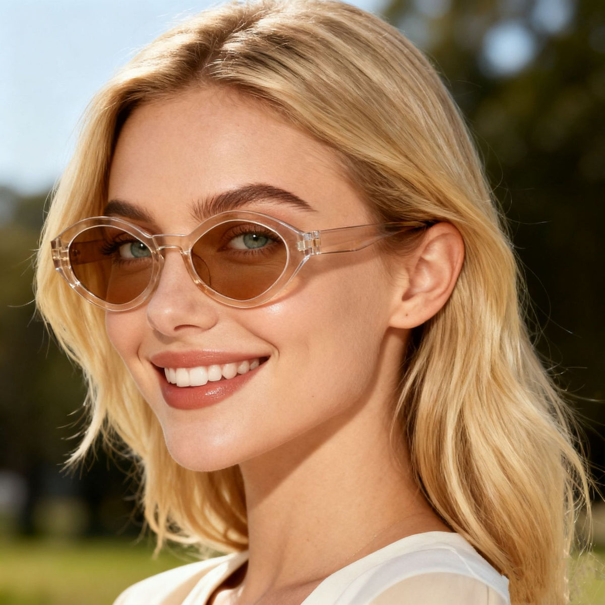 Diamond Small Frame Sunglasses for Women – Y2K Geometric Narrow Shades, UV400 Protection, 4 Trendy Colors