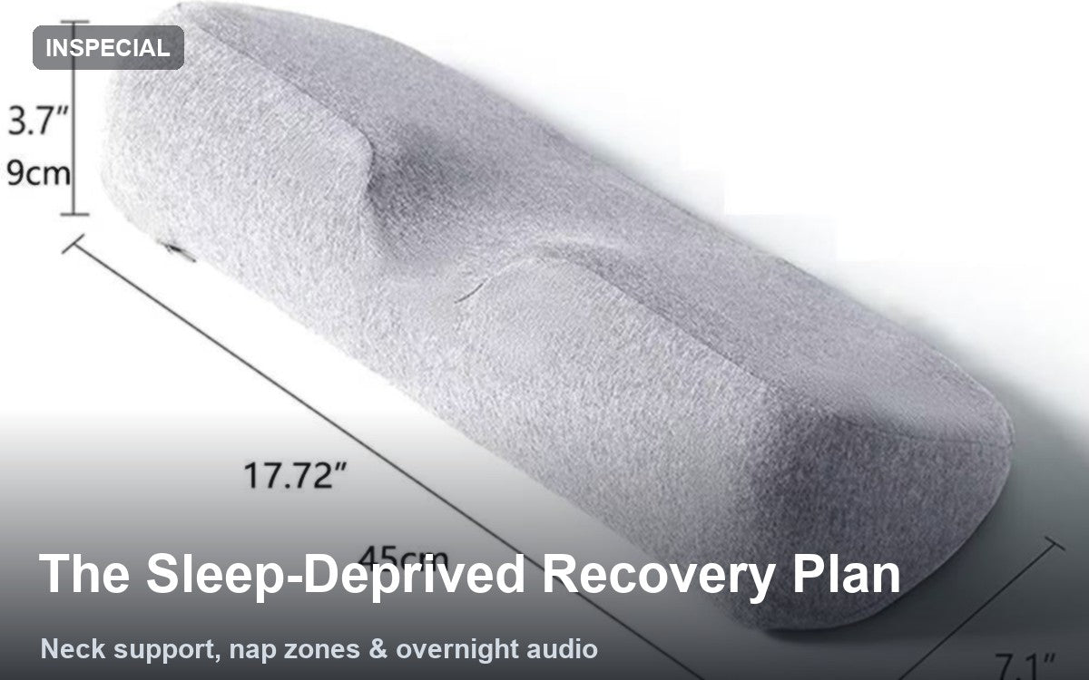 Hero for The Sleep-Deprived Recovery Plan: Neck Support, Nap Zones & Overnight Audio