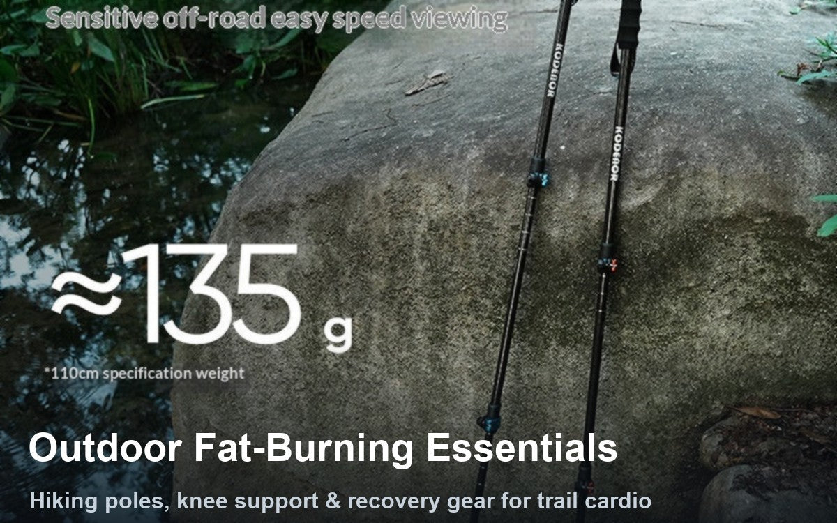 Hero for Outdoor Fat-Burning Essentials: Hiking Poles, Knee Support & Recovery Gear for Trail Cardio
