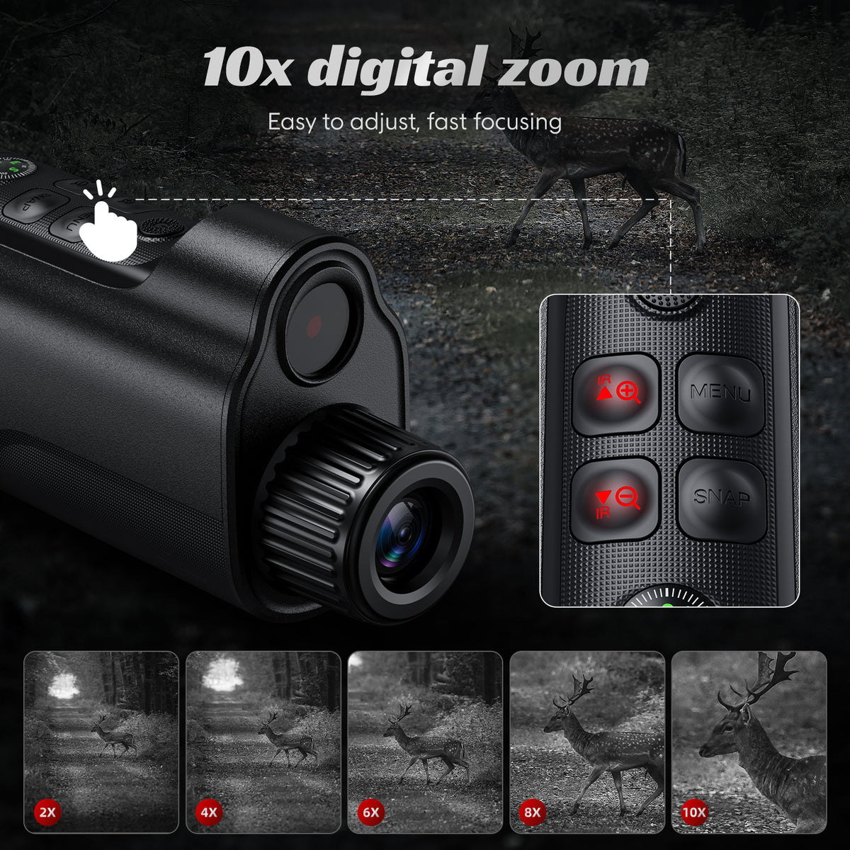 Infrared Digital Night Vision Device – Inskam329 HD Night Vision Monocular