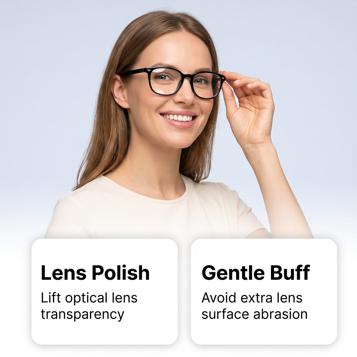 Eyeglass Scratch Repair Cream – 30g Lens Polish Kit with Applicator Sponge for Glasses, Sunglasses & Screens