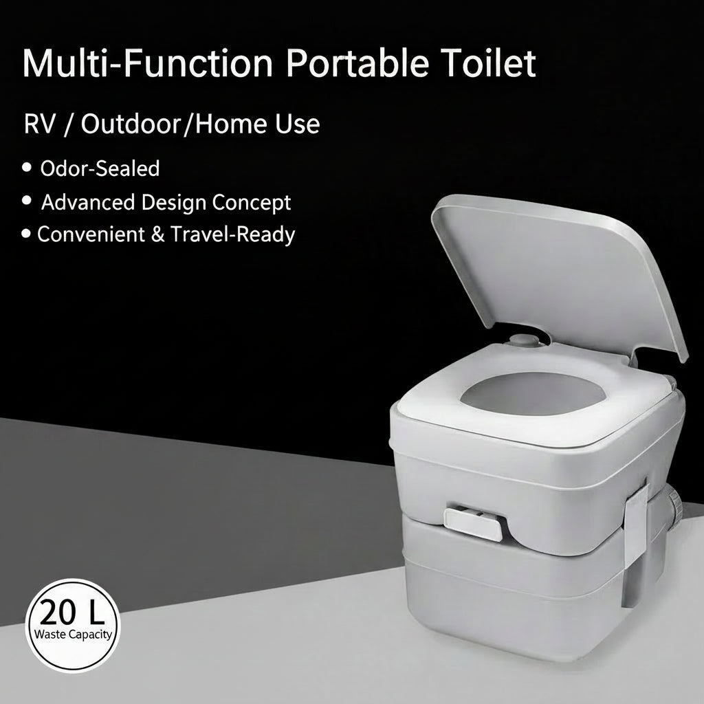 Portable Camping Toilet with Carry Bag