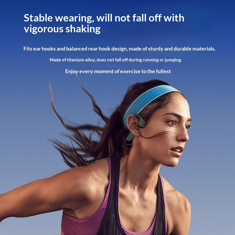 True Bone-conduction Bluetooth Headphones