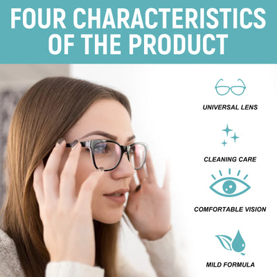 Jakehoe Eye Lens Cleaning Spray A Gentle, Non-irritating, Anti-fog Cleaning Solution For Eyeglasses