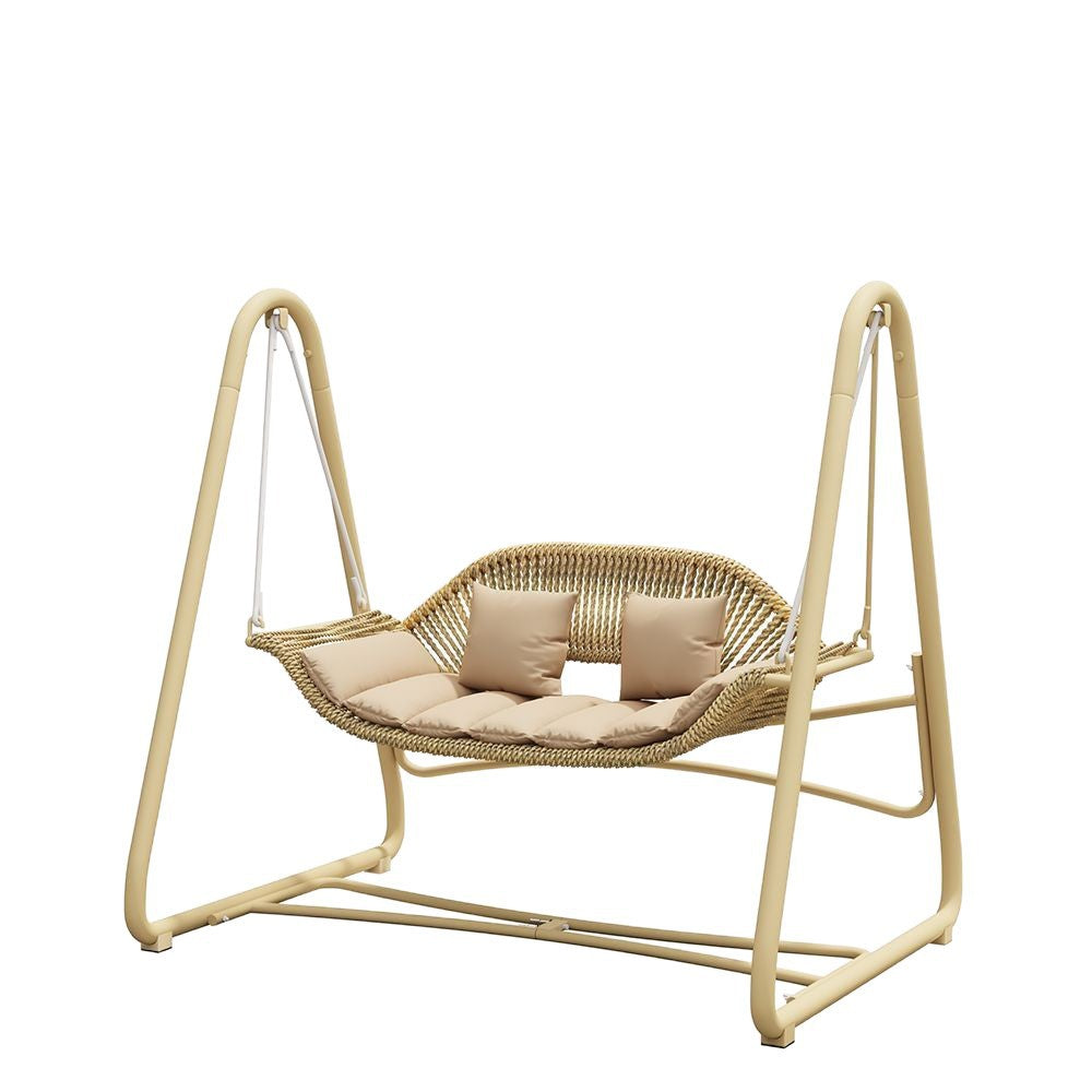 Casual Laid-back Influencer-style Double Rocking Swing Chair