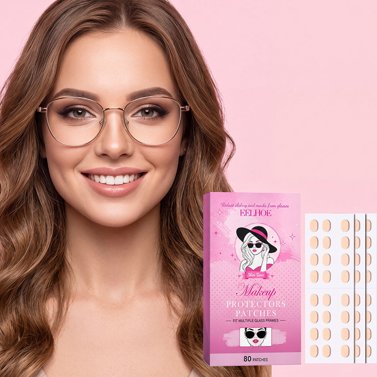 Lightweight And Snug Nose Bridge Anti Makeup Glasses Nose Pad
