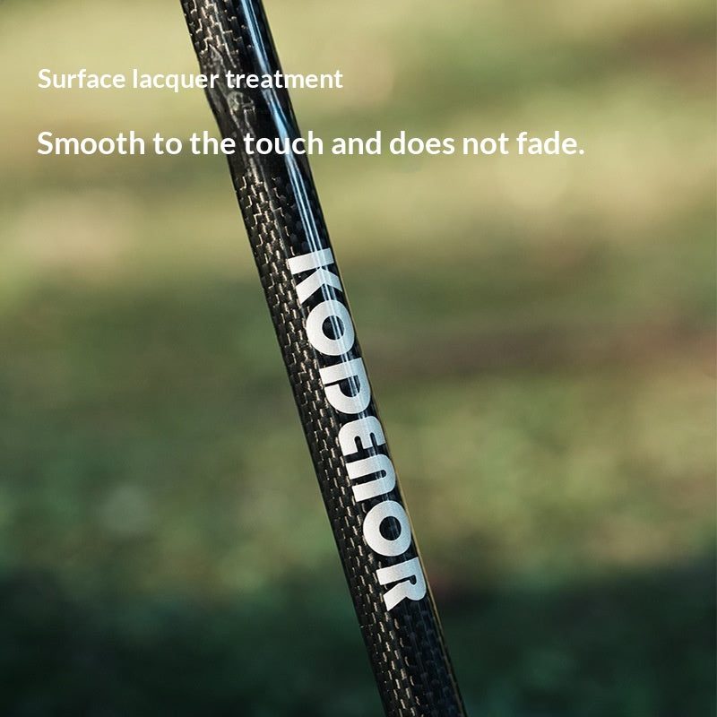 Carbon-fiber Professional Outdoor Hiking And Climbing Telescopic Trekking Pole