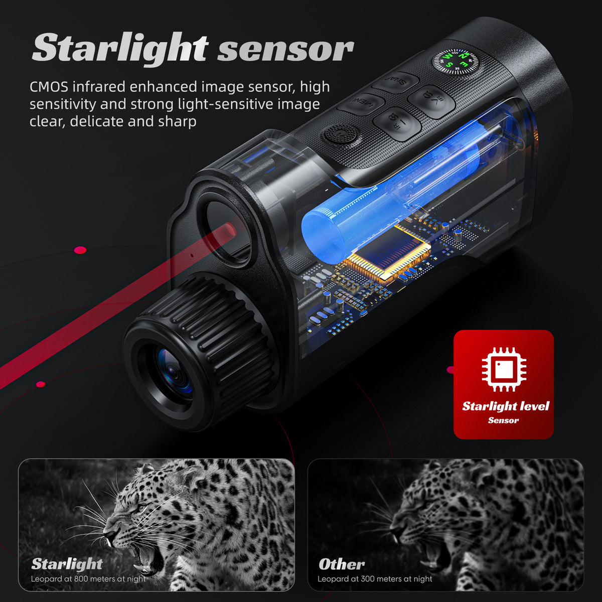 Infrared Digital Night Vision Device – Inskam329 HD Night Vision Monocular