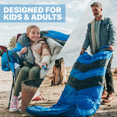 Creative Portable Outdoor Envelope-style Hooded Sleeping Bag (Outdoor)
