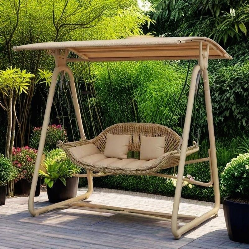 Casual Laid-back Influencer-style Double Rocking Swing Chair