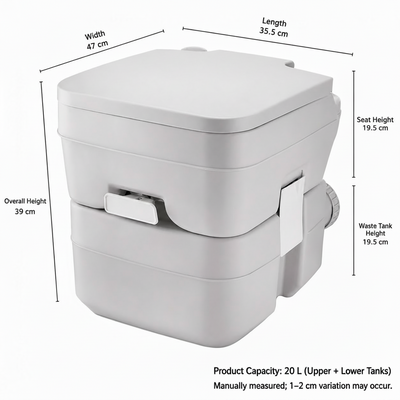 Portable Camping Toilet with Carry Bag