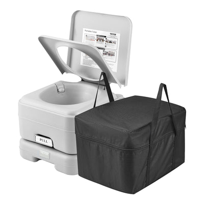 VEVOR 3.2 gallon portable camping toilet with carry bag